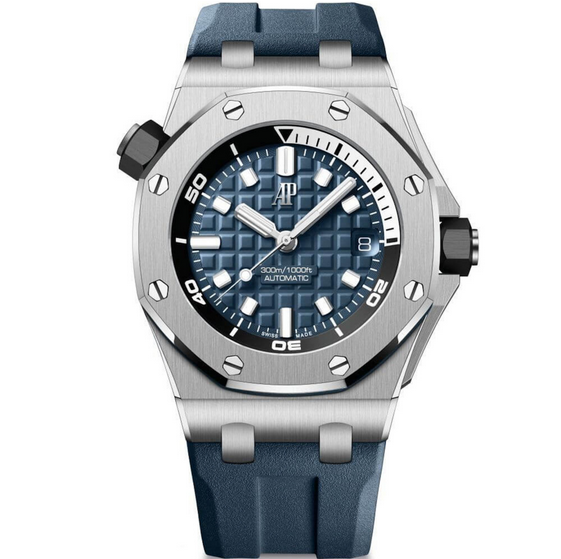 BF厂爱彼皇家橡树离岸型15720新款 蓝色胶带男士机械手表