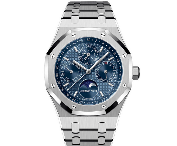 BF厂爱彼皇家橡树多功能26574st蓝盘钢带自动机械手表 万年历