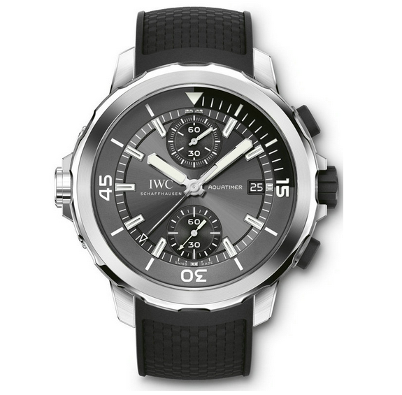 V6厂万国海洋计时系列IW379506计时胶带夜光男士机械手表 “鲨鱼特别版” 44mm