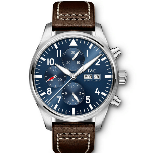 ZF复刻万国飞行员系列IW377714蓝盘计时机械男士手表