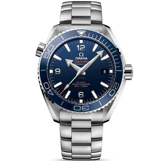 VS欧米茄海马600系列215.30.44.21.03.001蓝盘钢带男士机械手表 一体机