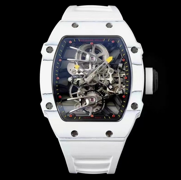 理查德米勒新款RM27-02陀飞轮机芯 碳纤维胶带男士手表