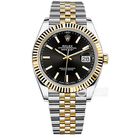 VS厂劳力士日志型系列m126333-0014间金黑盘男士机械手表 高端顶级复刻腕表