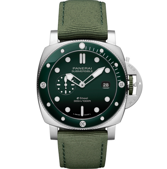 SBF厂沛纳海潜行系列PAM01287绿盘运动男士机械手表