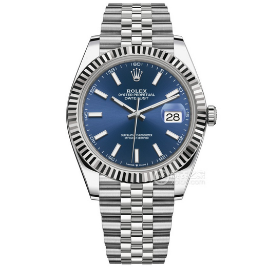 Clean厂/c厂劳力士日志型系列m126334-0002蓝盘钢带男士机械手表 