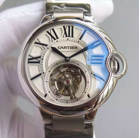 Cartier 卡地亚蓝气球W692000 真陀飞轮机械机芯高端奢华男士手表