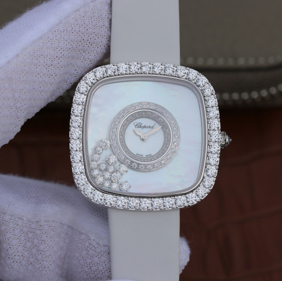KG萧邦（肖邦）HAPPY DIAMONDS系列204368-1001女士方型腕表