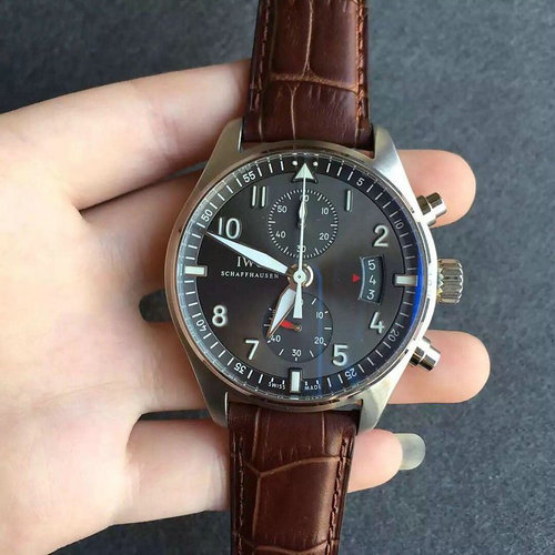 zf厂万国飞行员喷火战机计时机械手表 正品开模的（钢带加200）