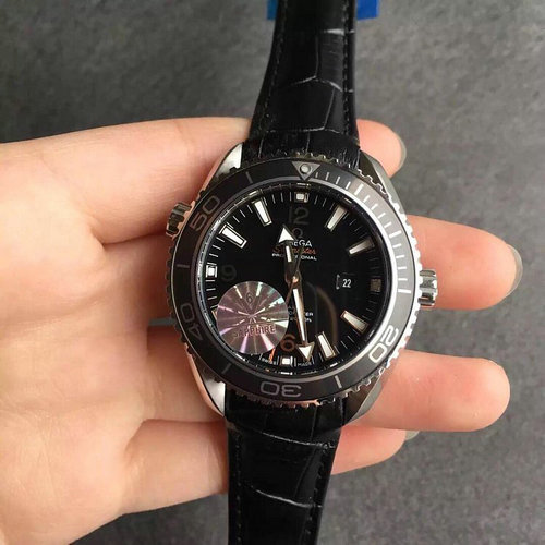 v6欧米茄海洋宇宙系列黑盘女士机械手表