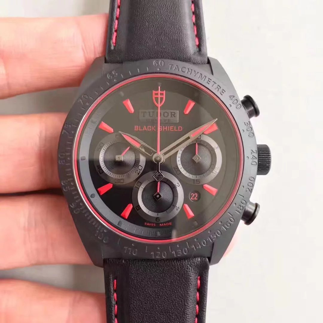 ZF厂v2版复刻帝舵杜卡迪系列黑贝男士机械手表