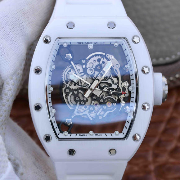 RM厂理查德米勒RM055胶带陶瓷男士自动机械手表 