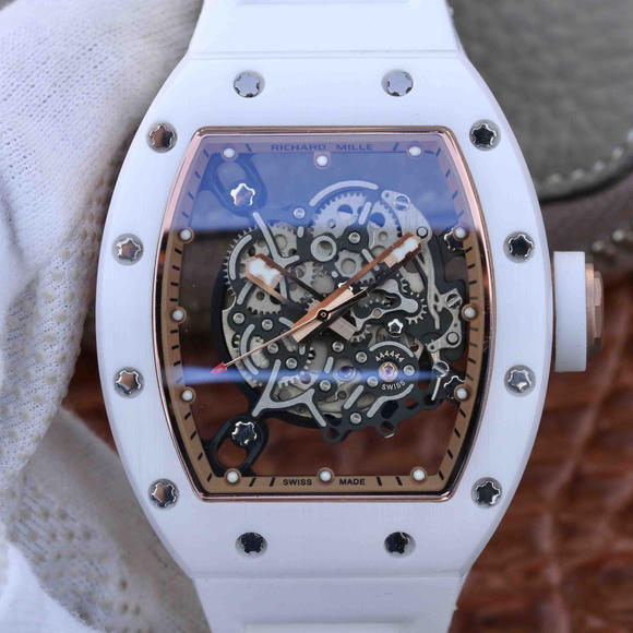 RM厂理查德米勒RM055胶带陶瓷男士自动机械手表