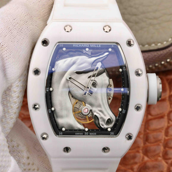 理查德米勒马到功成RM52-02胶带陶瓷男士自动机械手表
