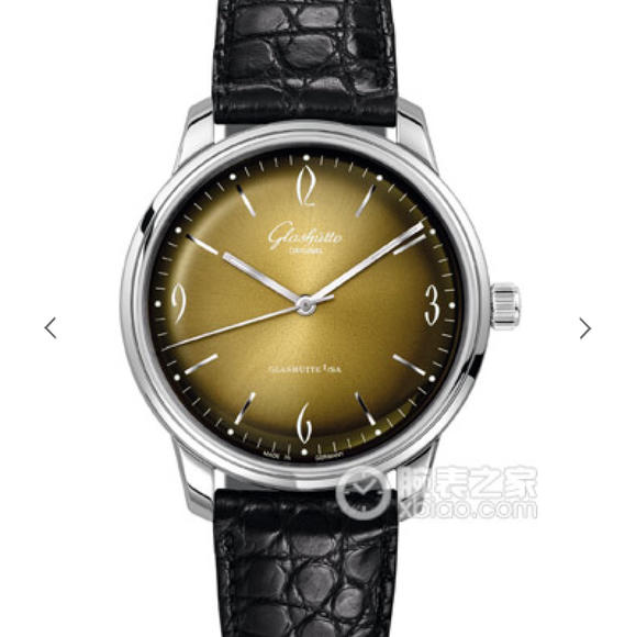 FK格拉苏蒂原创1-39-52-08-02-01男士皮带机械手表