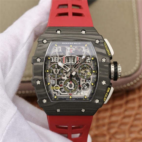 KV理查德米尔米勒RM11-03系列 男士机械手表 （红色胶带）