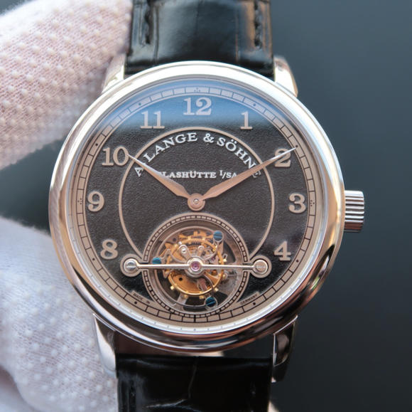LH朗格1815系列730.32喷砂限量版手动陀飞轮机芯男士手表