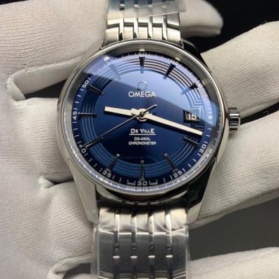 VS欧米茄蝶飞系列“明亮之蓝”8500机芯 男士机械钢带款手表 