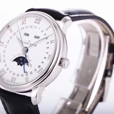 om新品宝珀经典系列6654月相显示 市面最高版本腕表 自制6654机芯 全功能男士手表