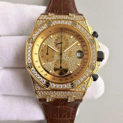 【JF】爱彼 满天星 满钻款 黄金材料 7750多功能机芯 男士手表