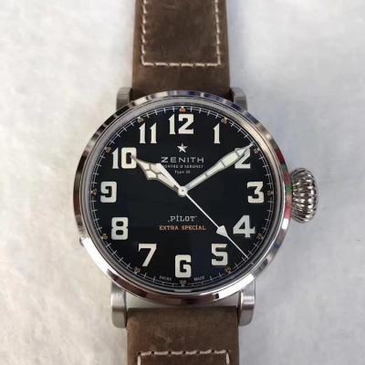 XF新款：真力时复古大飞 独特而考究的新款时计 油性磨砂表带 男士手表