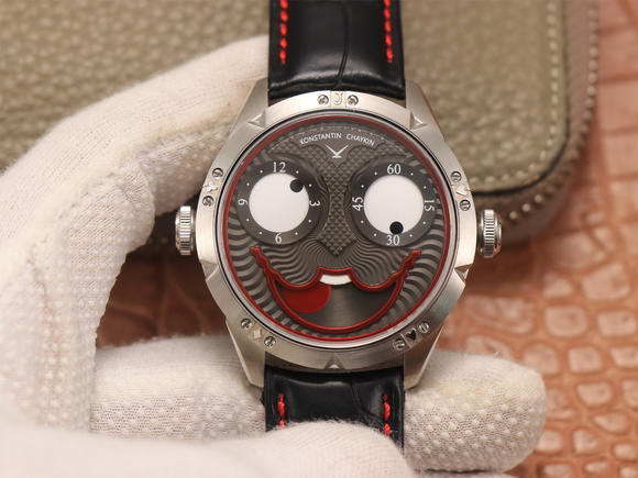 TW俄罗斯小丑【最高版本V3S真功能快调月相】与原版同步 全自动精工机械 男士腕表 皮表带