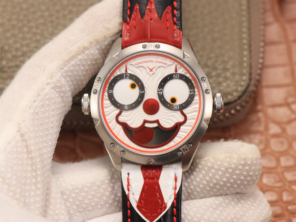 TW俄罗斯小丑【最高版本V3S真功能快调月相】与原版同步 全自动精工机械 男士腕表 皮表带