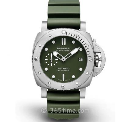 VS厂沛纳海PAM01055小直径42mm绿海魂,胶带自动机械男士手表 【独凡表行】一比一复刻