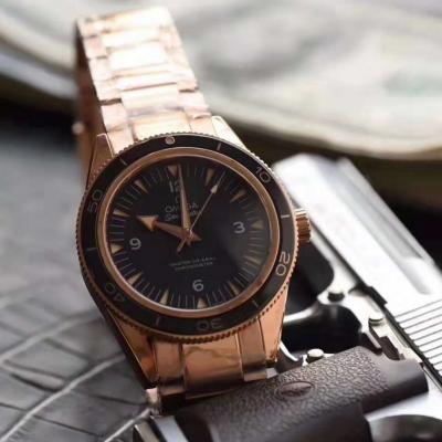 XF 厂欧米茄 海马系列 玫瑰金007 顶级复刻手表