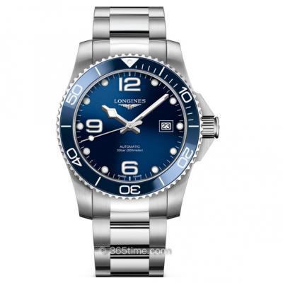 ZF浪琴康卡斯系列L3.781.4.96.6搭载L888.2型机芯蓝宝石镜面防水男士手表