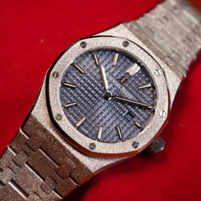 OMF厂爱彼皇家橡树系列67653蓝色表盘搭载CAL.2713瑞士石英机芯33MM女士腕表