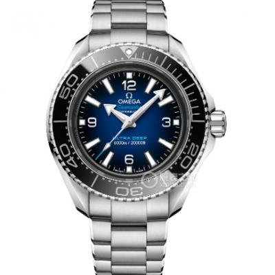 TF厂欧米茄海马系列215.30.46.21.03.001蓝色盘搭载2824机芯45.5MM男士手表