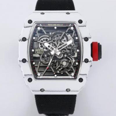BBR厂理查德米勒男士系列RM 35-01镂空盘黑色表带搭载RMUL3镂空一体机芯男士腕表