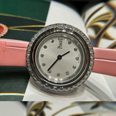 伯爵POSSESSION系列粉色表带搭载瑞士进口石英机芯29MM女士腕表